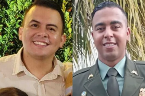 Liberan a los dos policías de la Dijín secuestrados por el Eln en Arauca