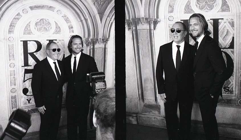NEW YORK, NY - SEPTEMBER 7: (Editor's Note: This image was captured on film using a half frame camera) Michael Kors and Lance LePere attend the Ralph Lauren 50th Anniversary show during New York Fashion Week at Bethesda Terrace on September 7, 2018 in New York City. (Photo by Mark Bozek/Getty Images)