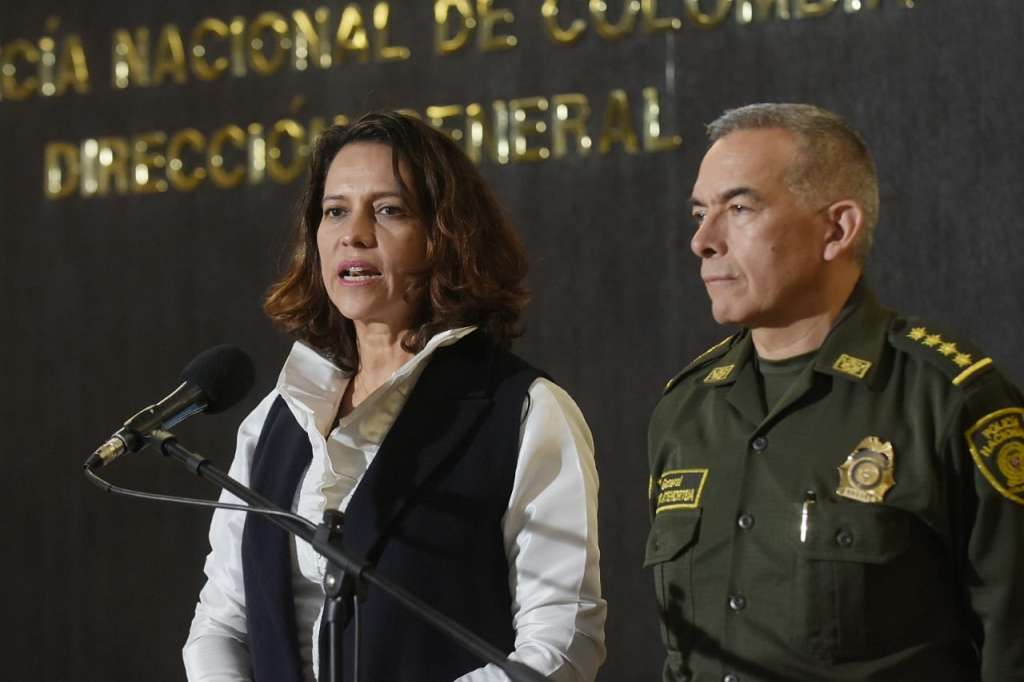La ministra también destacó que los protestantes evitaron la presencia de infiltrados a las marchas. / Ministerio del Interior