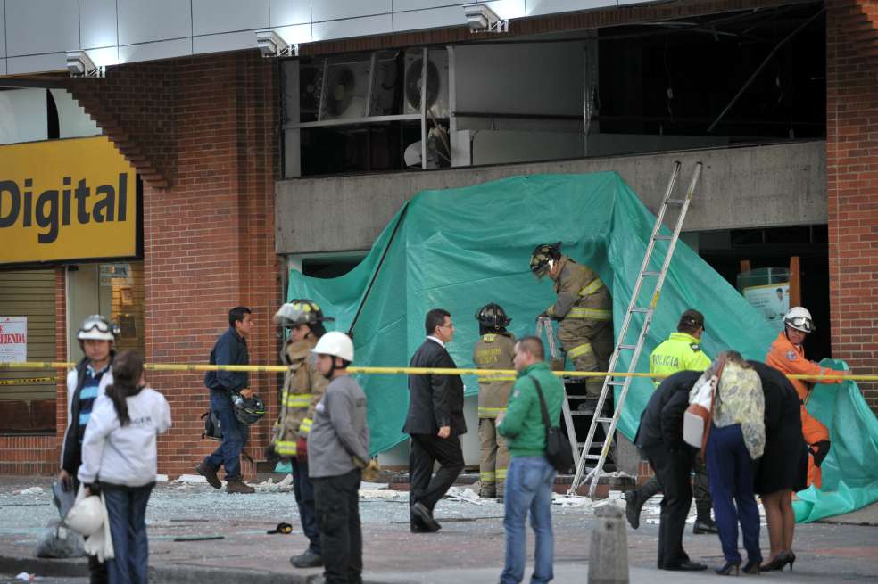Sede de Porvenir en la calle 72, objetivo de uno de los atentados. / Cristian Garavito