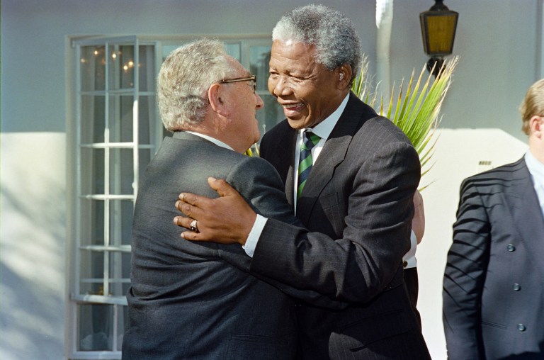 Henry Kissinger y personalidades del mundo