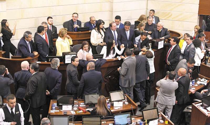 El pasado viernes quedaron definidas las mesas directivas de Senado y Cámara. / Gustavo Torrijoos - El Espectador