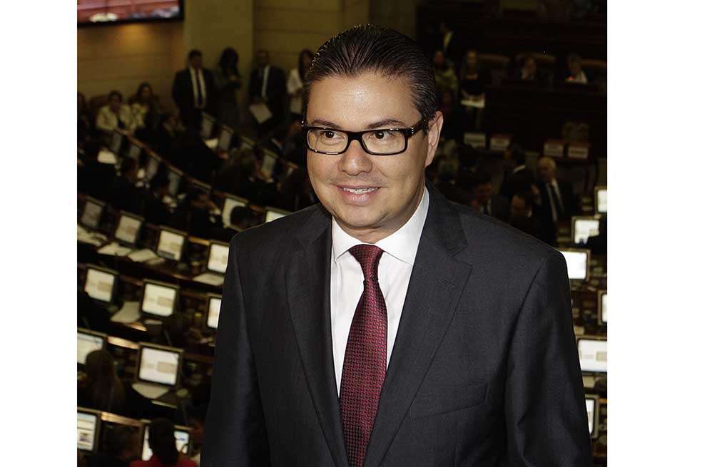 El presidente de la Cámara, Fabio Amín, se fue a ver la Copa América. / El Tiempo