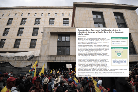 CIDH solicitó pronta elección de fiscal y oposición habló de “versión amañada”