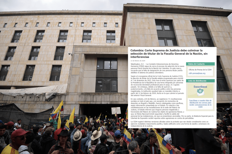 CIDH solicitó pronta elección de fiscal y oposición habló de “versión amañada”