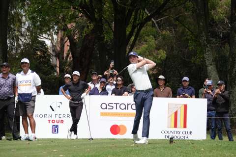 Esteban Jaramillo, el mejor colombiano de la ronda 1 del Astara Golf Championship