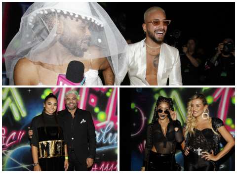 Maluma lanza su disco "11:11″ con fiesta en Medellín