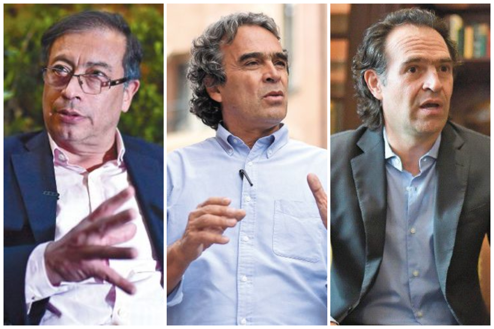 Gustavo Petro, Sergio Fajardo y Federico Gutiérrez fueron los ganadores de las consultas de 2022.