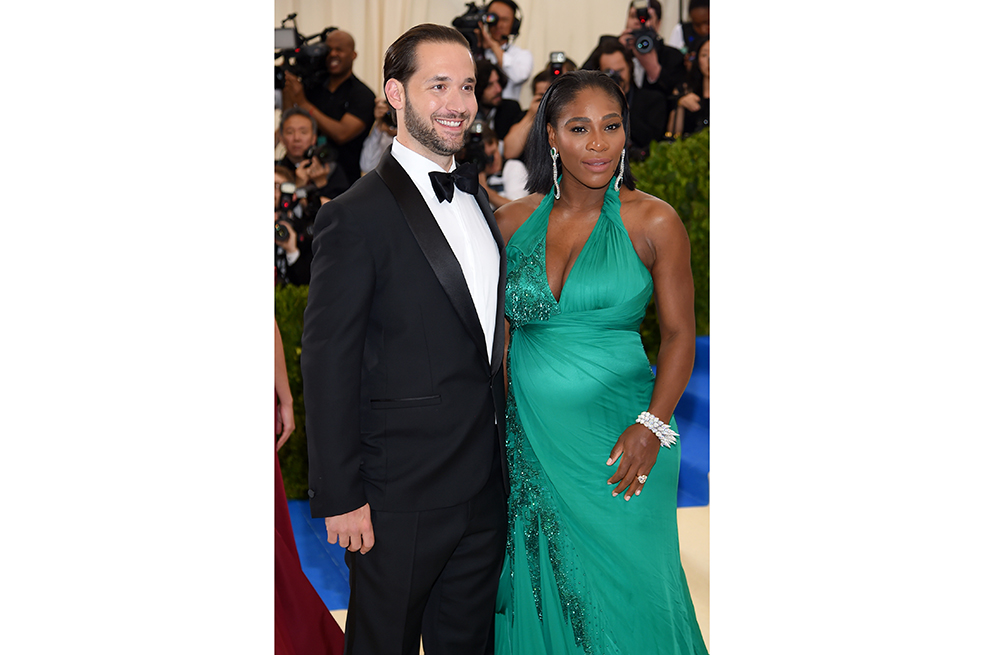 Alexis Ohanian y Serena Williams en mayo de 2017. / AFP