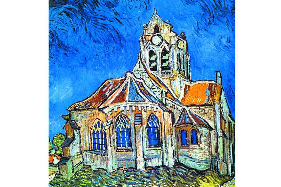 “La iglesia de Auvers-sur-Oise”. / Corestía