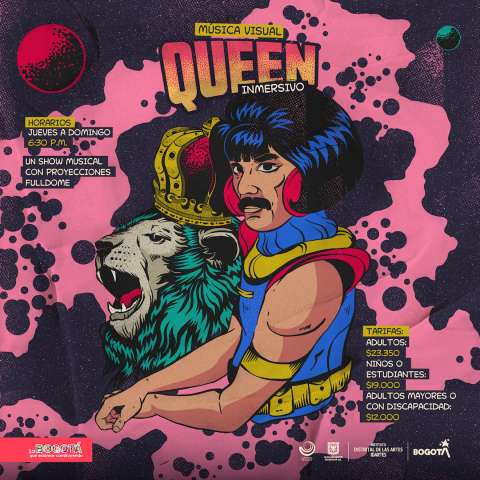 Queen en Bogotá: durante este mes el Planetario hará un musical visual de la banda