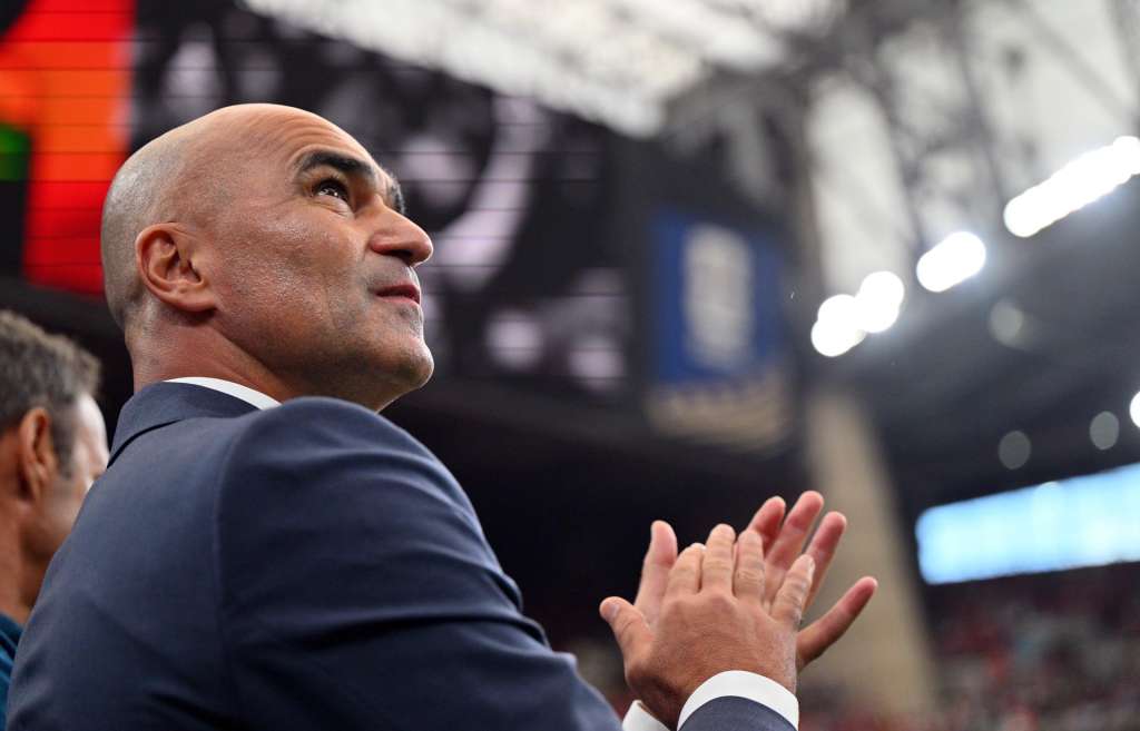 HOUSTON (United States), 23/06/2026.- Portugal's head coach Roberto Martinez reacts prior to the FIFA World Cup 2026 group stage match Portugal against Uzbekistan, in Houston, USA, 23 June 2026. EFE/EPA/SAM WASSON