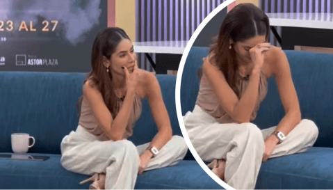 Así reaccionó Carolina Soto a inesperada broma en ‘Día a Día’: “Sufrió”