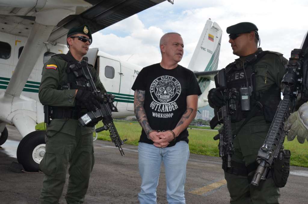 En las últimas horas de este 28 de mayo, John Jairo Velásquez Vásquez, alias Popeye fue trasladado a la cárcel de máxima seguridad en Valledupar. / Cortesía Policía Metropolitana Del Valle de Aburra