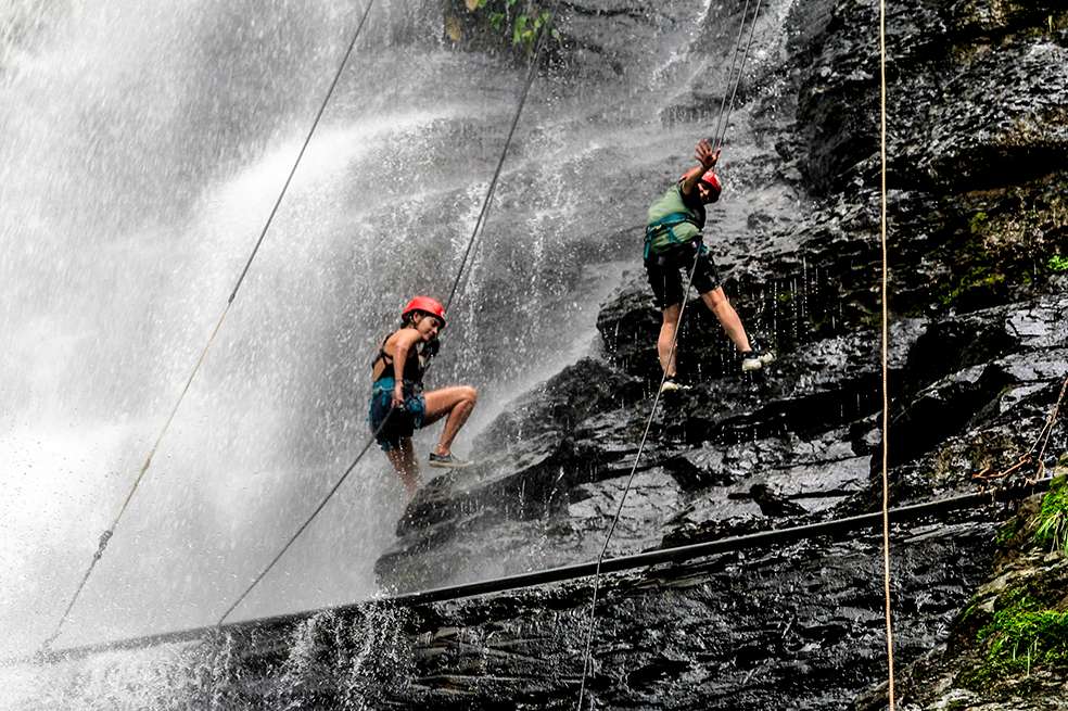 CASCADA JUAN CURI -SAN GIL SANTANDER Colombia te veo bien