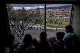 Imágenes de la ocupación de un predio en el sur de Bogotá por parte de familias indígenas