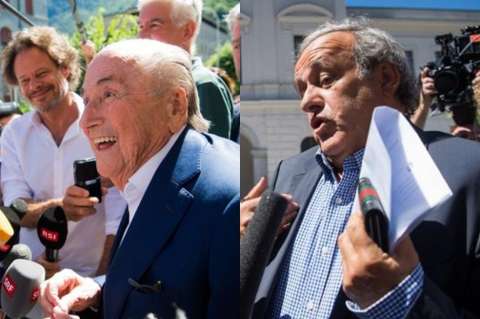 Blatter y Platini fueron absueltos en Suiza