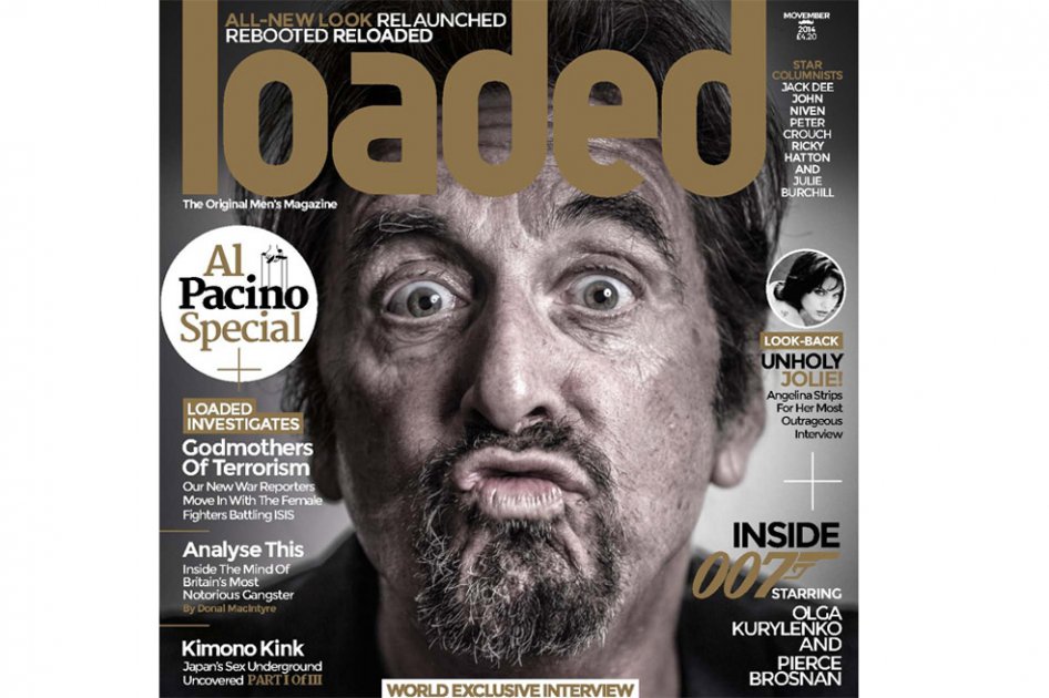 Al Pacino en la portada de Loaded