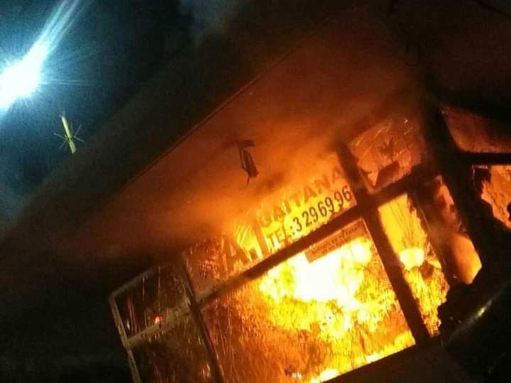 Un CAI en llamas
