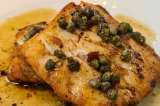 Receta para preparar corvina con mantequilla de alcaparritas