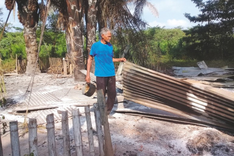 La violencia volvió a la hacienda Las Pavas