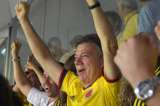 Pese a la derrota, Santos aplaudió a la Selección Colombia