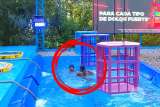 Participante de El Desafío por poco se ahoga en una piscina en plena prueba