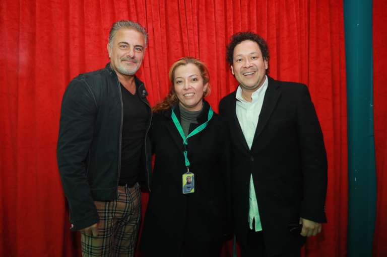 Marcelo Santos, Catalina Hernández y Víctor Cantillo