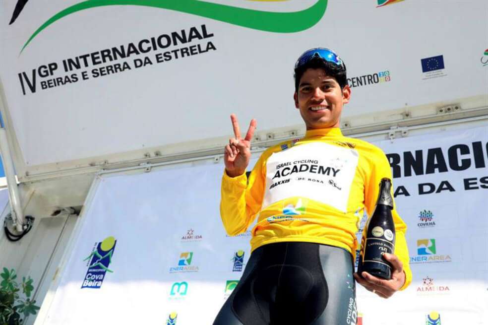  El ciclista colombiano Edwin Ávila (Israel Cycling Academy). / EFE