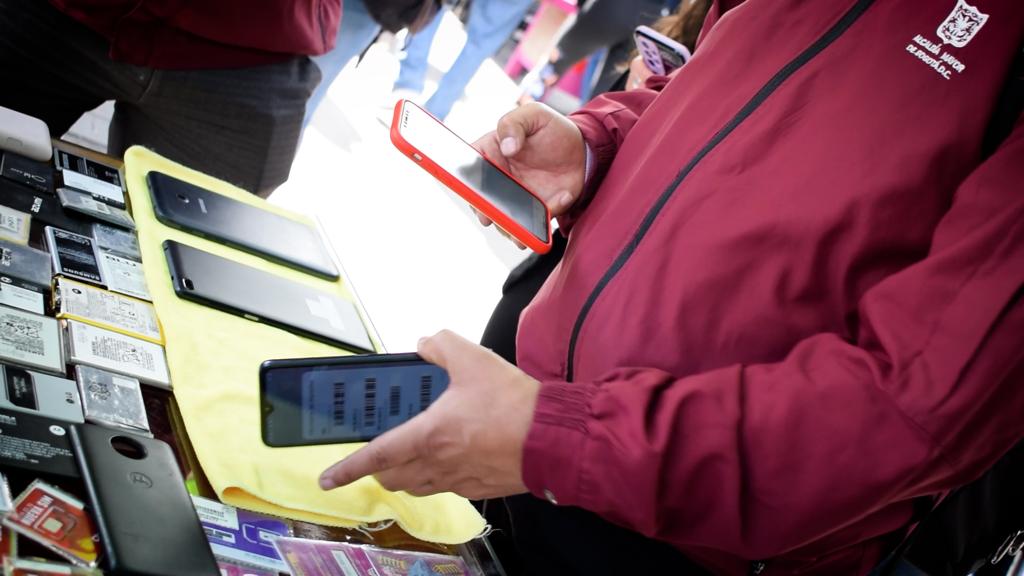 Los 40 celulares recuperados habían sido reportados como robados.