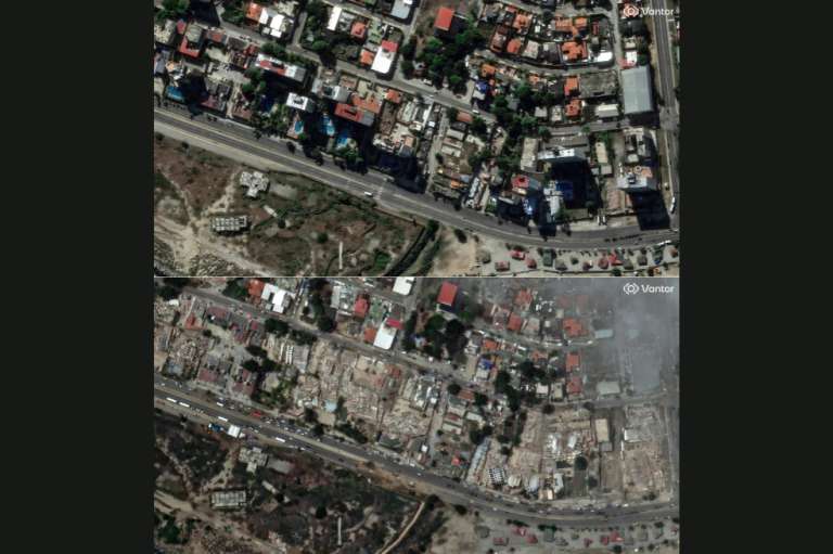 Así quedaron otras zonas de Caraballeda, La Guaira, luego del desastre sísmico en Venezuela.