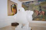 La "Paloma de la Paz" de Botero sufrió daños tras caer del pedestal en el Museo Nacional