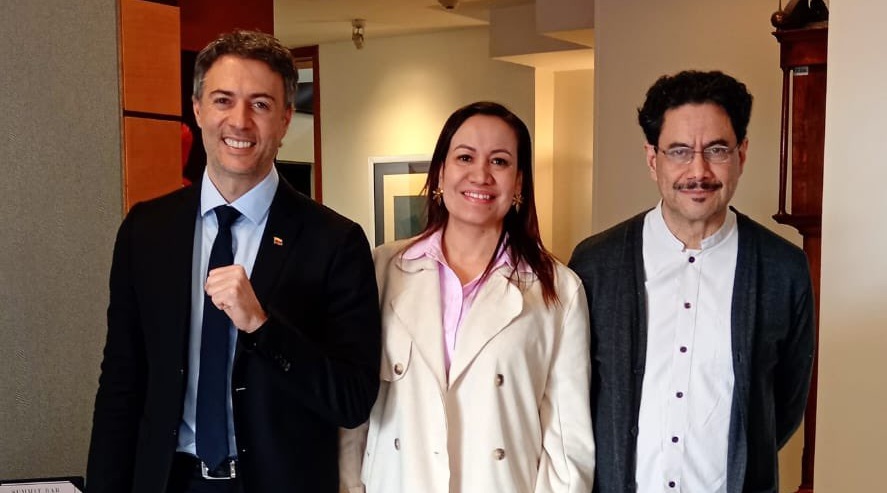 Daniel Quintero, Carolina Corcho e Iván Cepeda