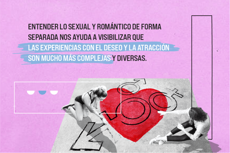 Es común cuando hablamos sobre diversidad entender la orientación sexual como la categoría que describe hacia qué género o géneros se siente atracción. Pero, la realidad es que para muchas personas la atracción sexual y romántica no siempre corresponden a la misma etiqueta.