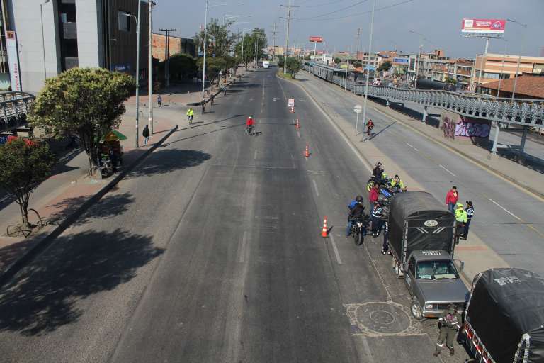 Día sin carro y sin moto al sur de  Bogotá, 2 de febrero de 2023.