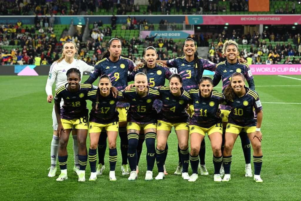 Imágenes del triunfo de Colombia sobre Jamaica en el Mundial Femenino.