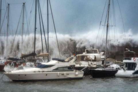 En fotos: la tormenta Gloria causa estragos por su paso por España