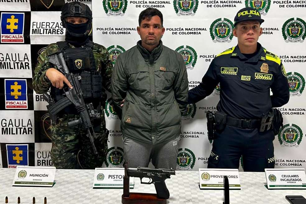 Capturan a alias "Richard", líder de las didisencias de las Farc en Antioquia
