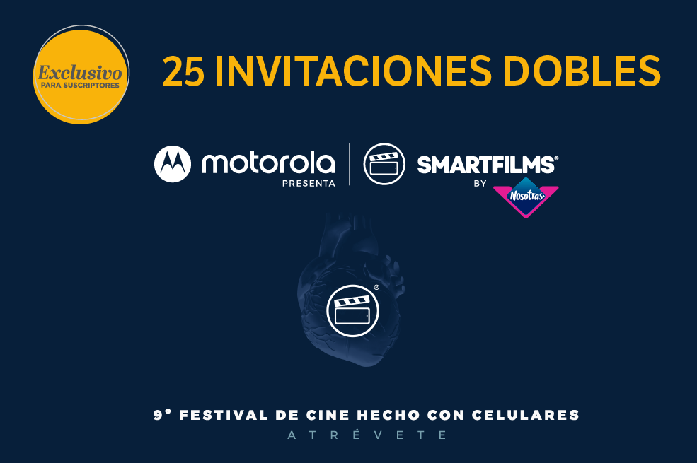 SMARTFILMS 2023: el festival de cine hecho con celulares más grande del mundo.