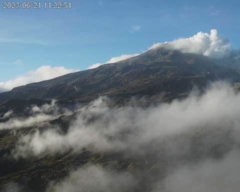 Este es el reporte del volcán nevado del Ruiz para el 21 de junio