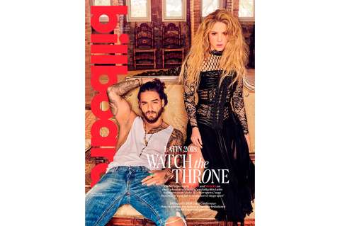 Shakira y Maluma protagonizan portada de Billboard