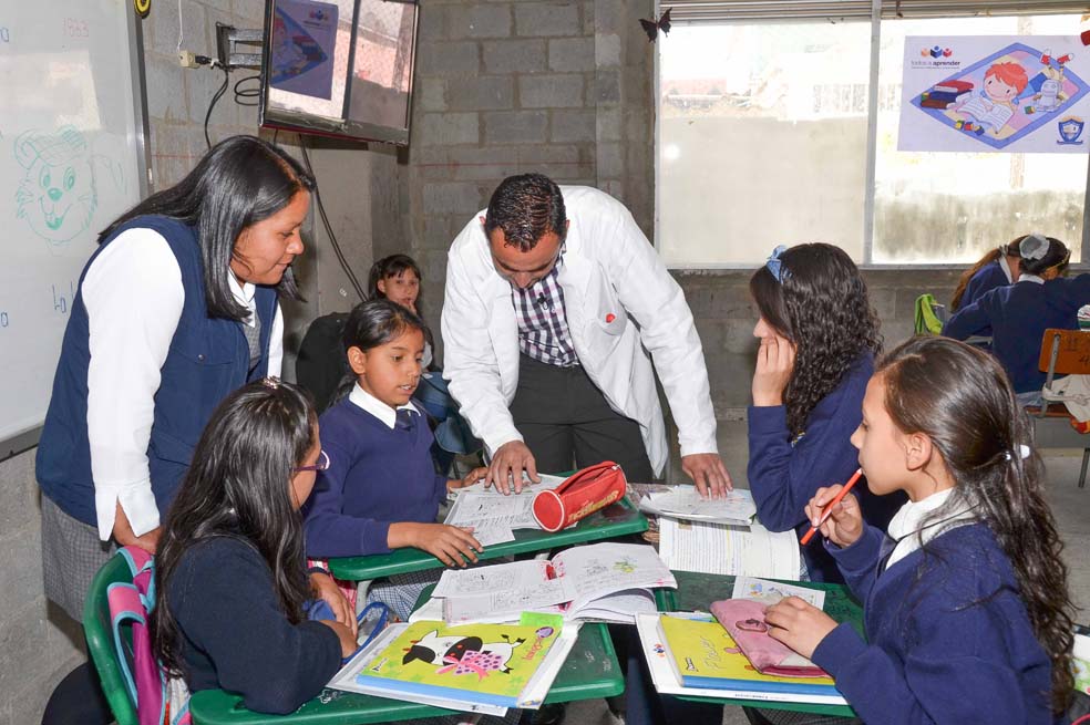 El programa Todos a aprender beneficia a 2’345 mil niños del país. /Cortesía Mineducación
