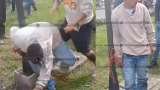 Comunidad amarró a un poste a un ladrón y le propinaron diversos golpes