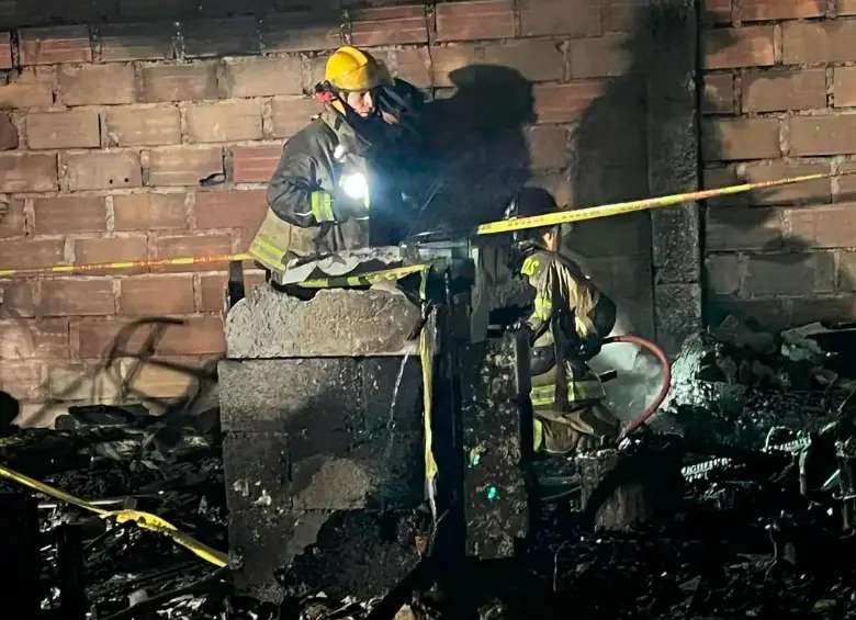 Incendio en Medellín