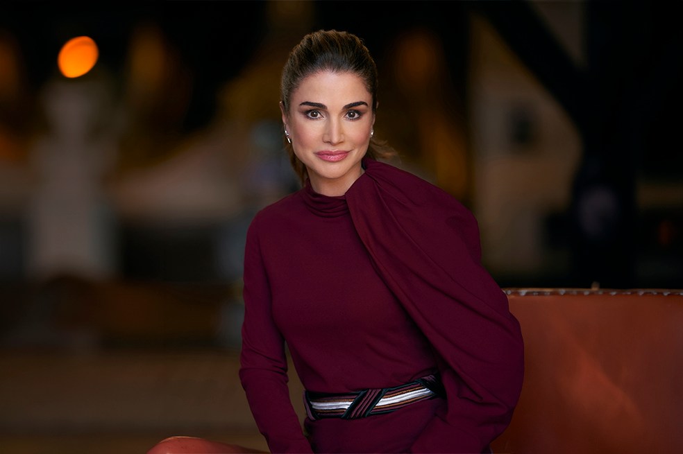 Rania de Jordania es la esposa del Rey Abdalá II.