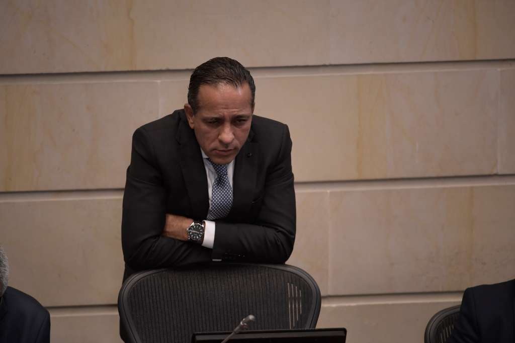 Senador de la República, durante la elección del presidente del Senado para el período legislativo 2023.