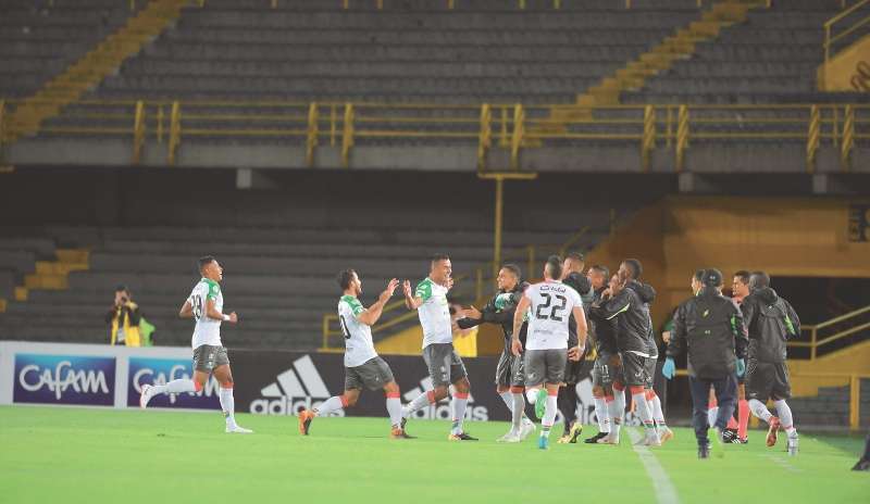 El equipo manizaleño, que enfrentará hoy a Nacional (7:00 p.m., por Win Sports), eliminó a Santa Fe y Millonarios en las fases previas. / Mauricio Alvarado