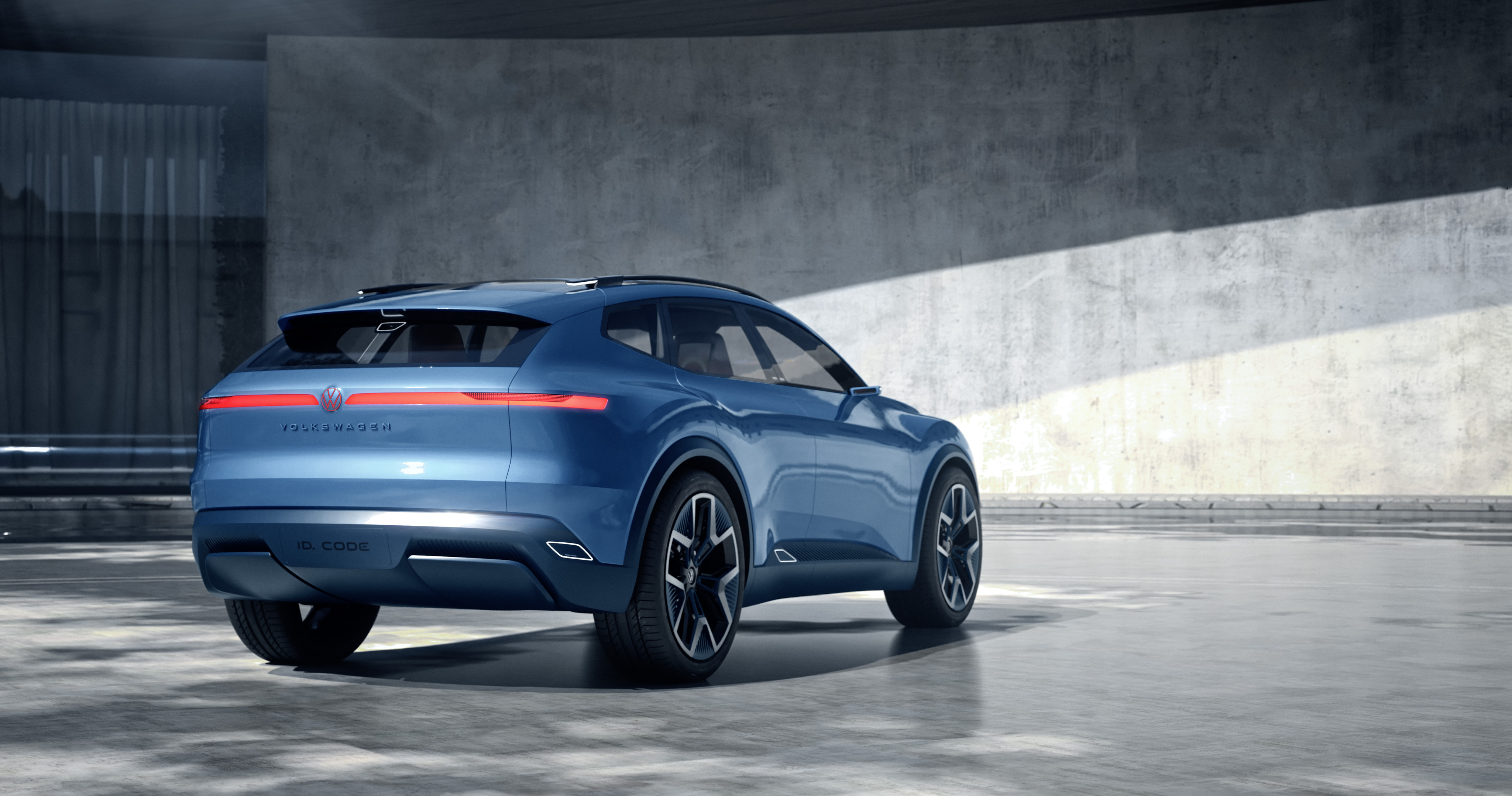 Nuevo modelo de Volkswagen parte trasera