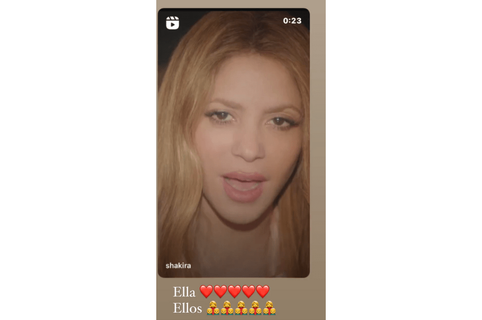 Así reaccionó Carolina Cruz al video de ‘Acróstico’, el nuevo éxito de Shakira