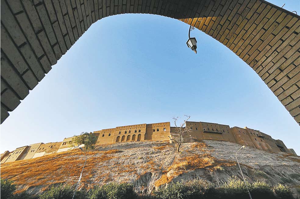 El Arbil Citadel en la capital de la región autónoma del Kurdistán en la zona al norte de Irak. / AFP